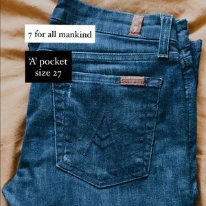 7 For All Mankind ‘A’ pocket jean